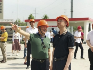 嘉兴市市长胡海峰到OK钱包督查工程项目建设