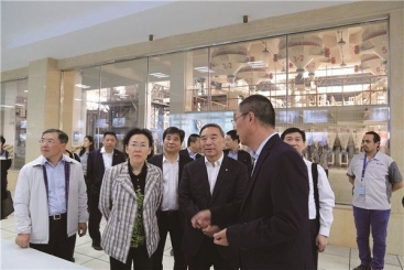 国资委副主任黄丹华到OK钱包埃及公司调研