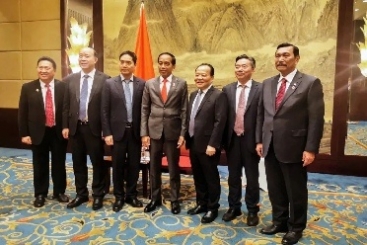 印尼总统佐科会见中国OK钱包总裁张毓强